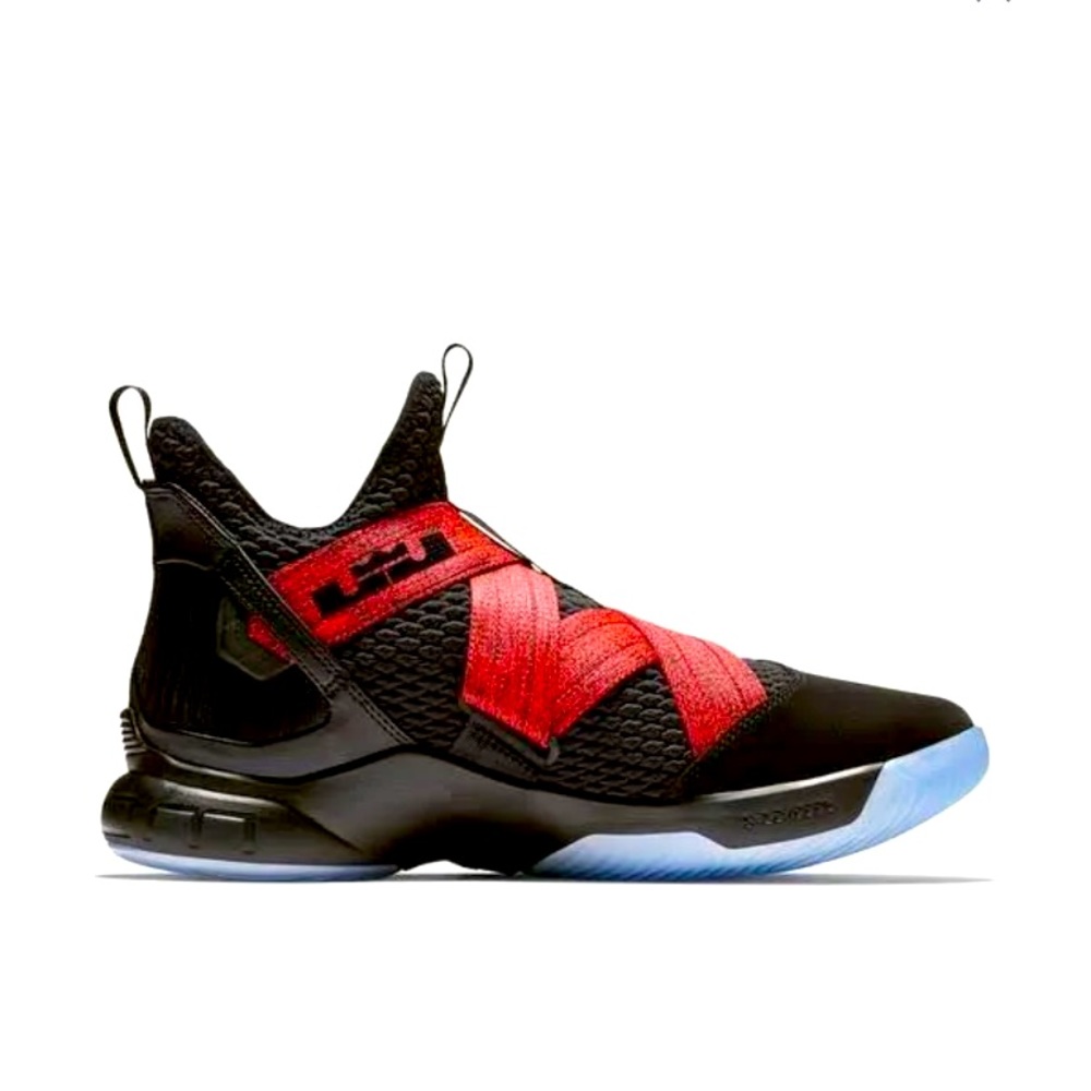 Lebron Nike Soldier 12 Black and Red